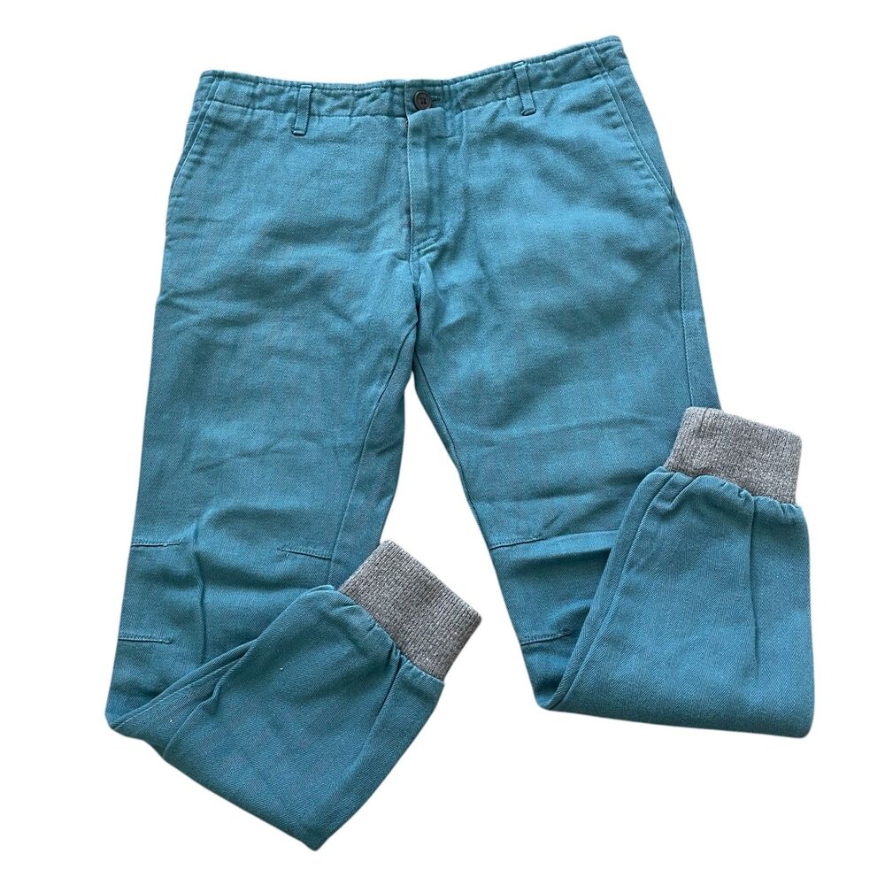 Kith Mens Mercer Joggers Pants Sz 30 Cotton Twill Knitted Cuff Casual Stretch